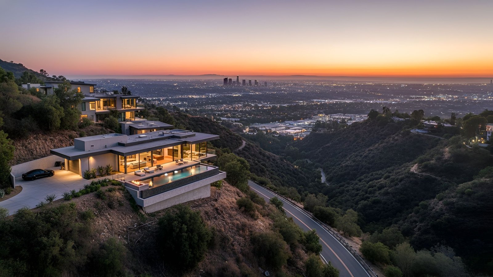 Hollywood Hills homes