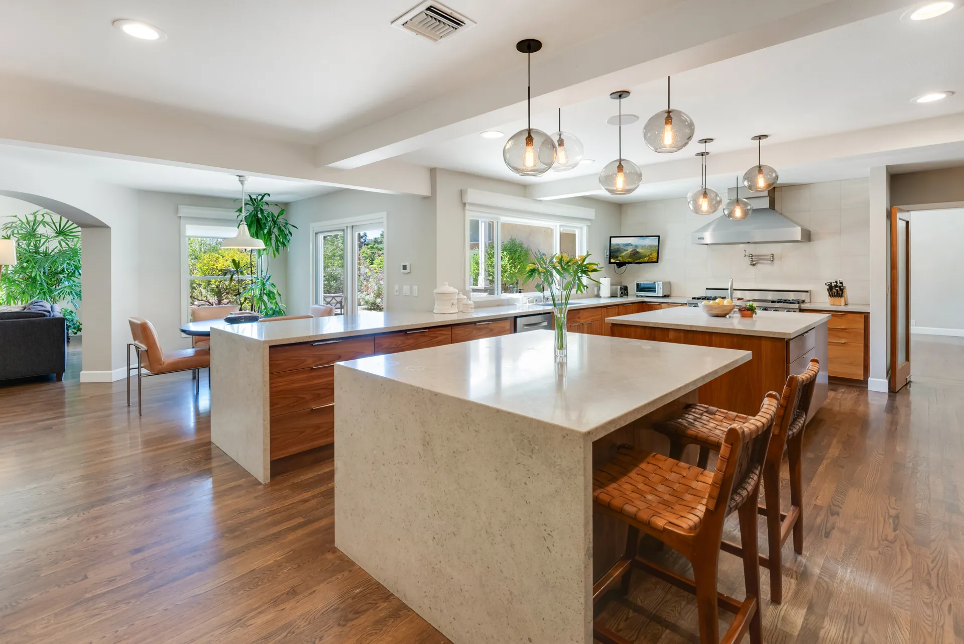 Kitchen toward window