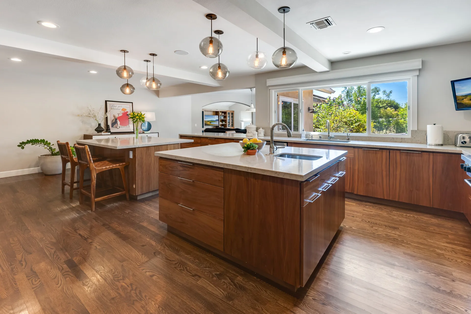 Wide Kitchen toward family room