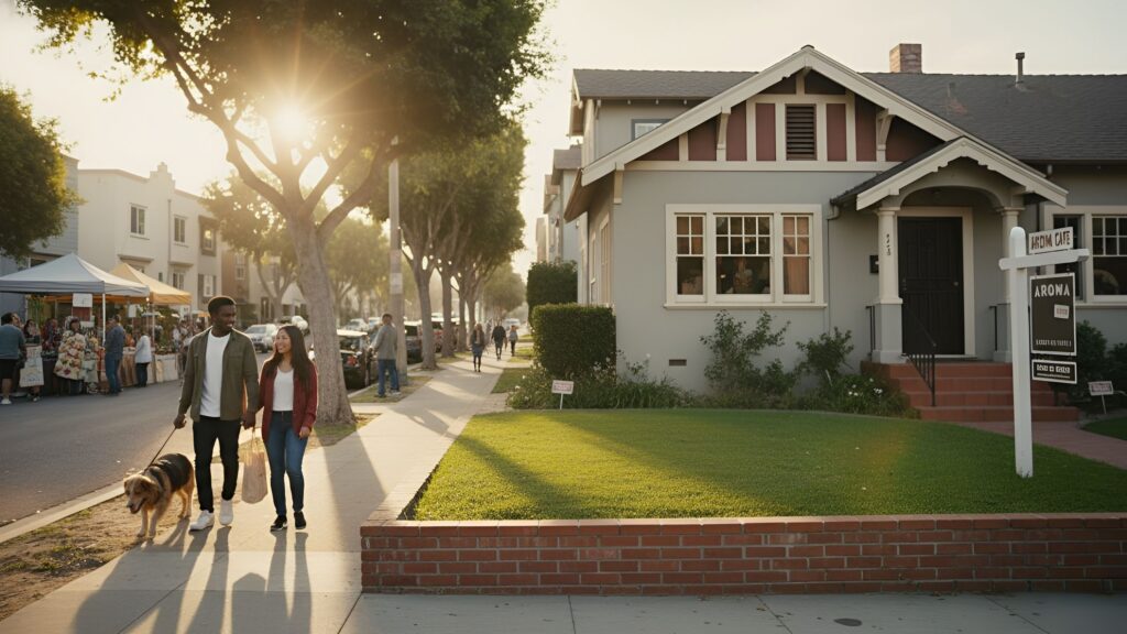 Los Angeles first home